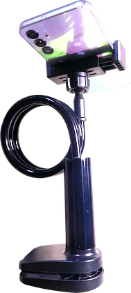 the rig: the gooseneck phone mount that films every session